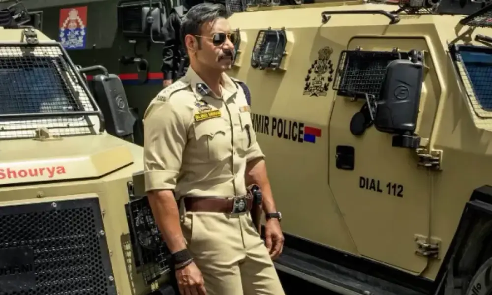 Ajay Devgn Unleashes Singham Avatar as Cop from Jammu and Kashmir Police